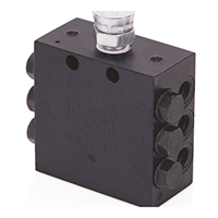 Metering divider valves by Graco for the spray lubrication system