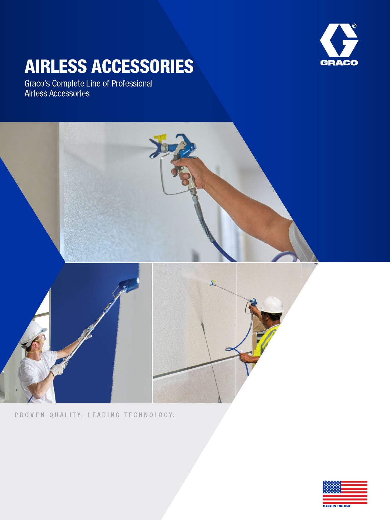 Brochure des accessoires Airless de Graco