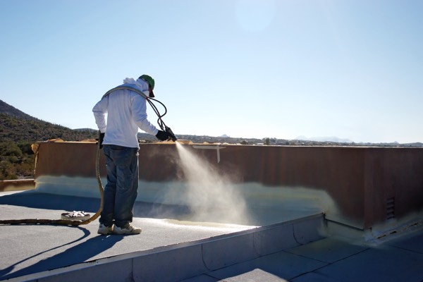 rivestimento del tetto in poliurea