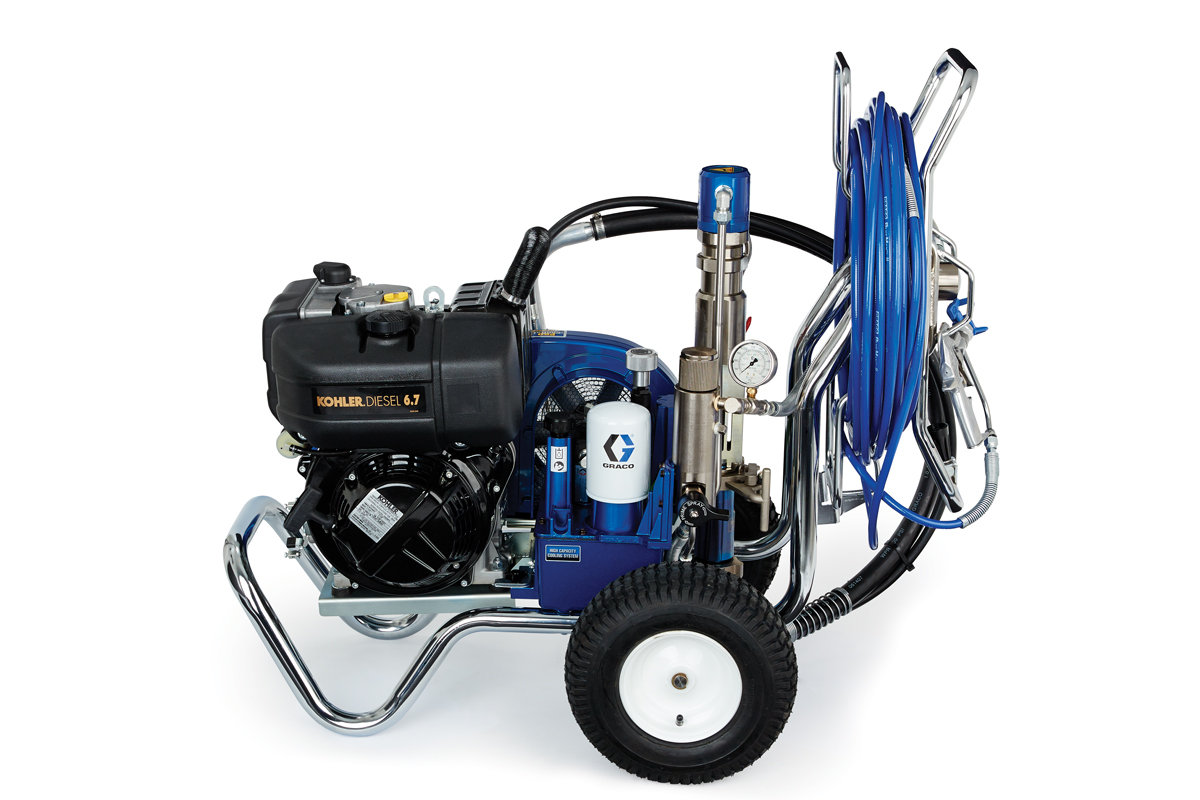 Pulverizador hidráulico airless a diesel Graco GH 230 conversível