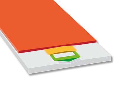 Placas de yeso para juntas sin costuras con un acabado más ancho y una capa delgada de superficie completa