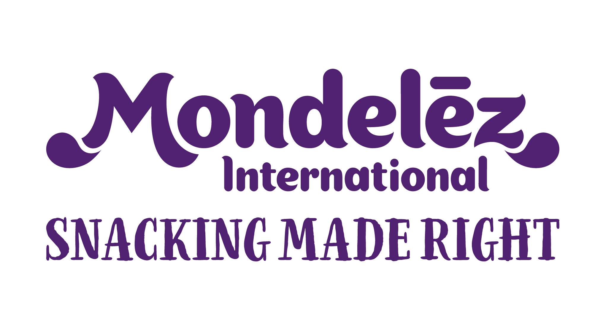 Mondelez international — snacking made right — логотип