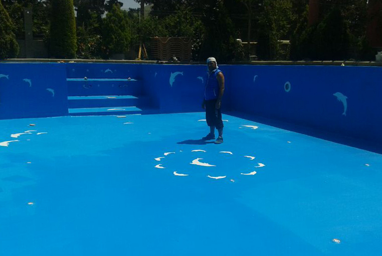 Étanchéification de la piscine d’Antalya avec le système Reactor de Graco