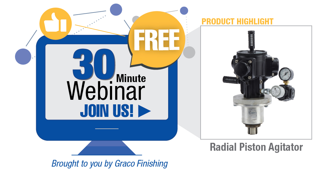 Free 30-minute service webinar features radial piston agitator service techniques.