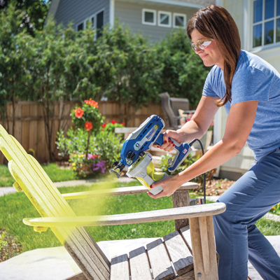 How To Paint Outdoor Furniture Using a Paint Sprayer