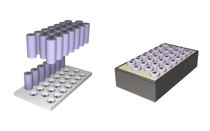 Cell to carrier bonding and module encapsulation - EV battery manufacturing