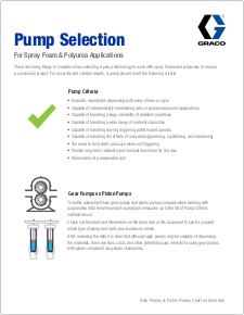 Pump Selection