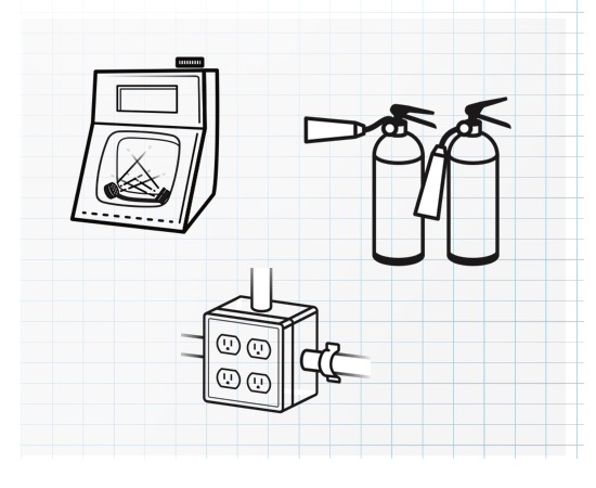 Spray rig safety equipment