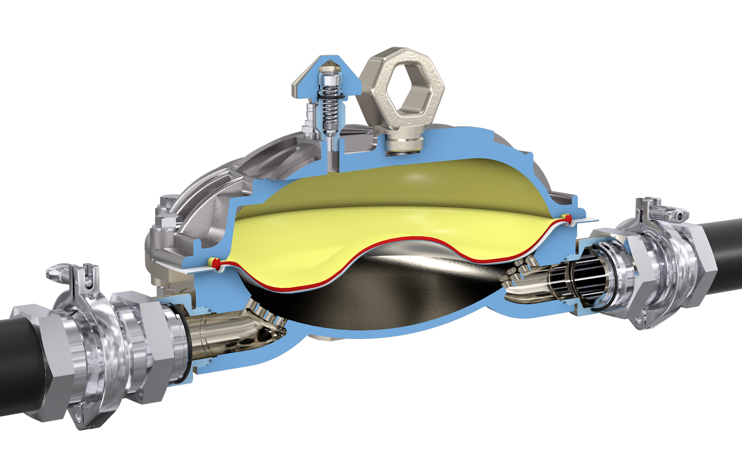 Illustration shows the inside of a traditional passive surge suppressor.