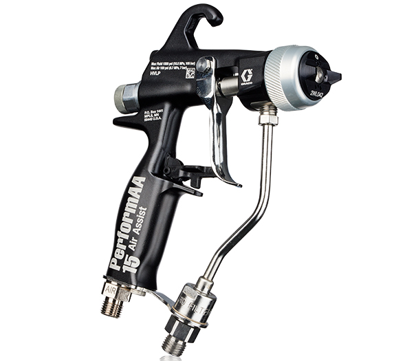 PerformAA 15, 50 and Airless manual spray guns maximize operator comfort and productivity with proven, field-tested quality.