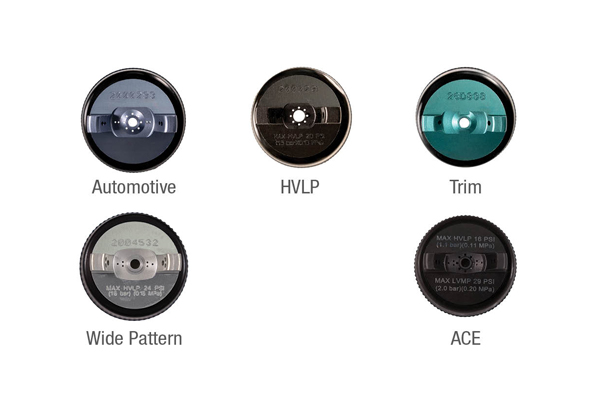 Application-specific air caps