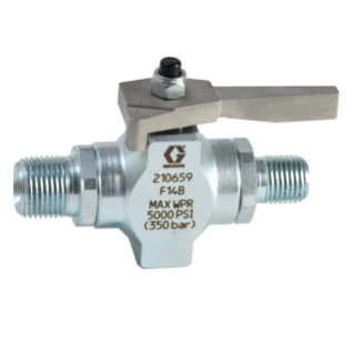 3/8 in. x 1/4 in. npt One Way Ball Valve