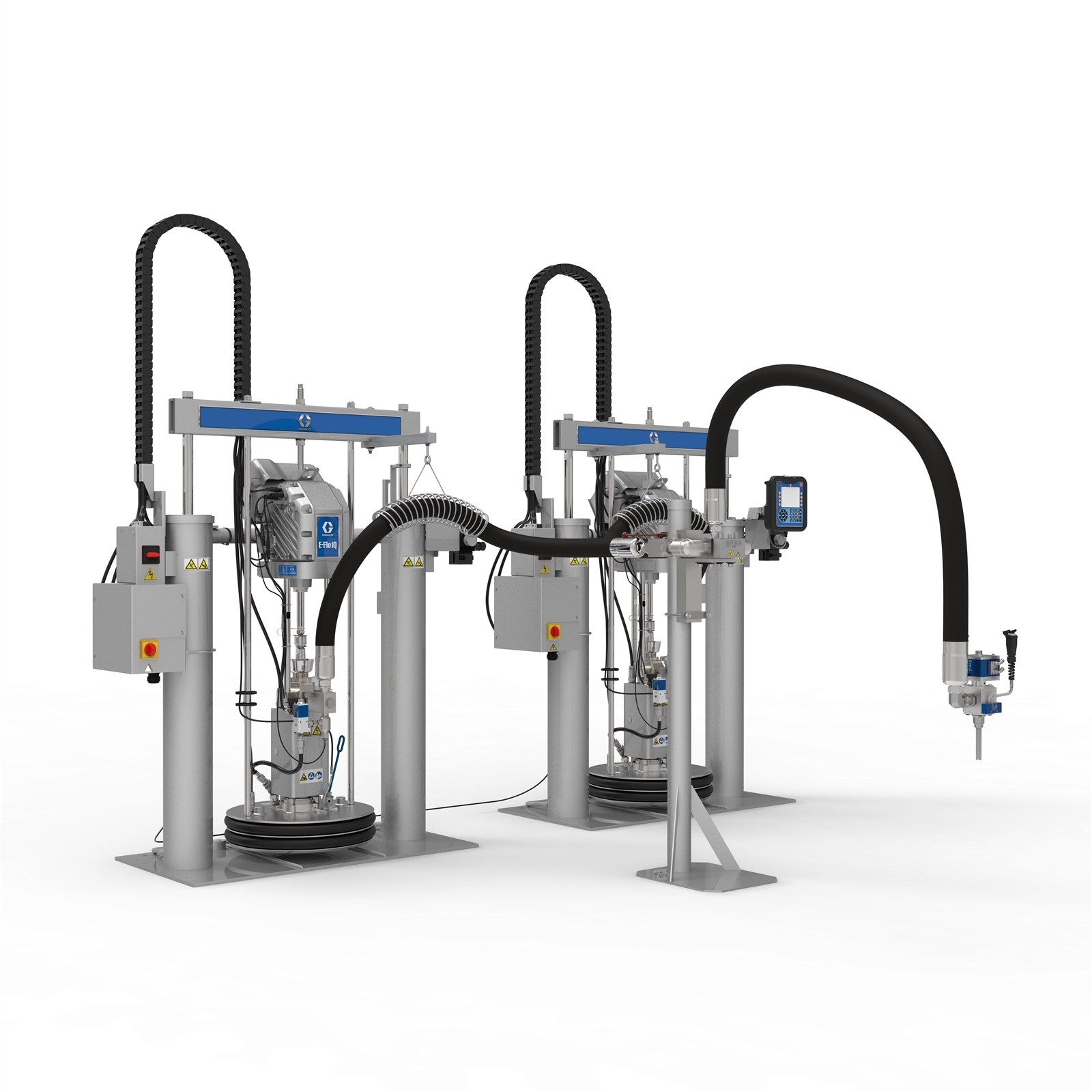 Tandem EFlo iQ System for Urethanes, CheckMate 200cc, Heated 55 Gal