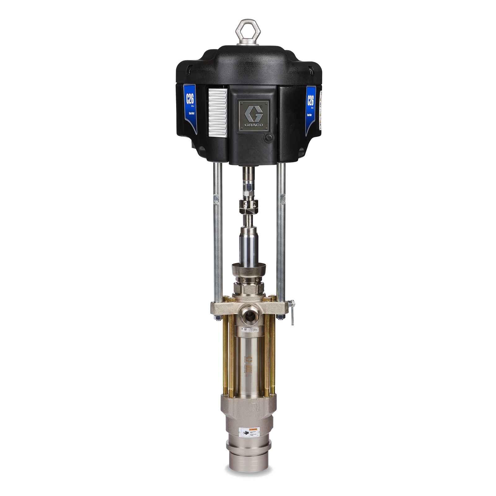 Graco Elektrische Ölpumpe Injecto-Flo® II, 6-Liter-Behälter, 0,5 l/min,  Dual mit M12-Oberteil, gerader Stecker (10-mm-Rohr)