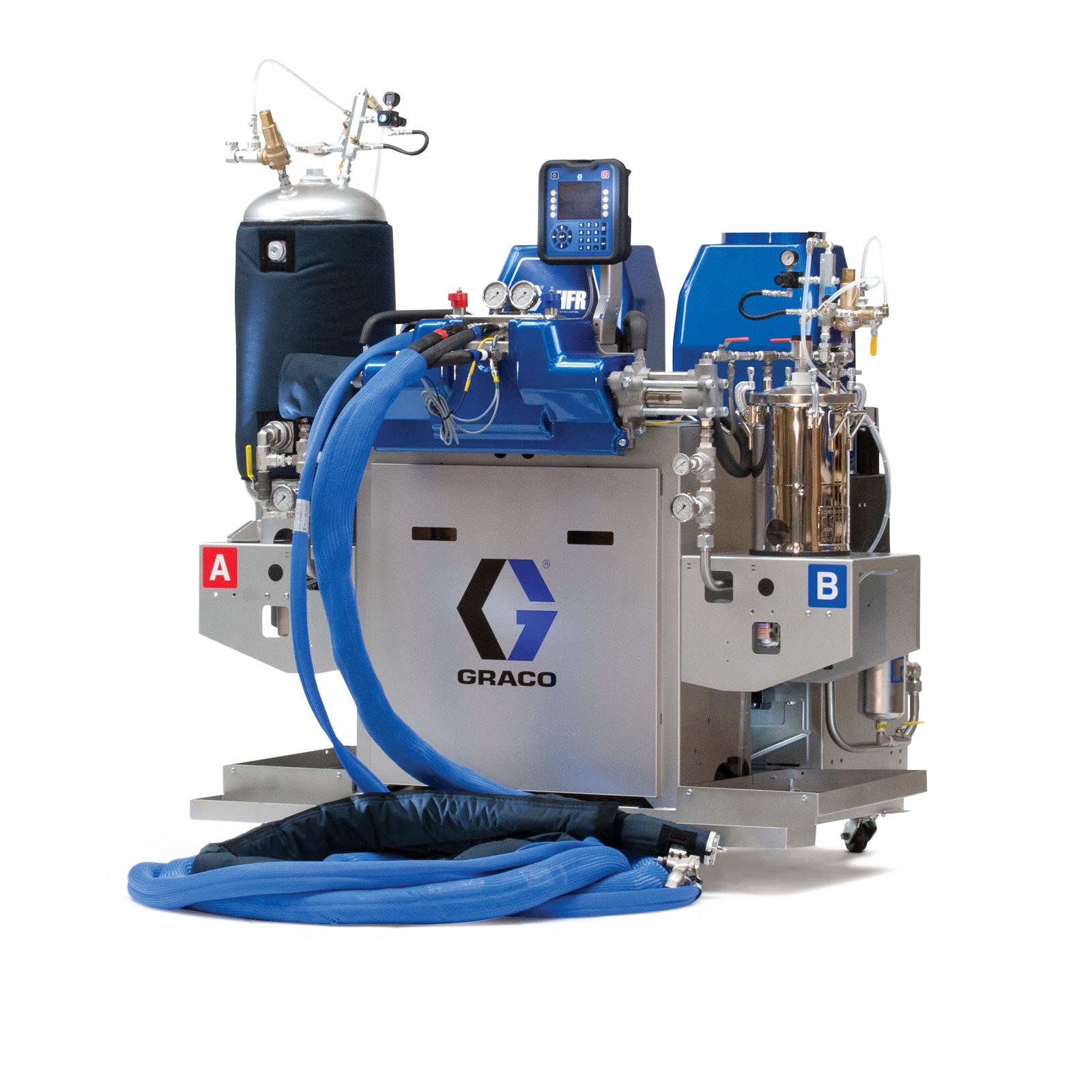 hydraulic-fixed-ratio-meter-mix-and-dispense-system-nvh-cart