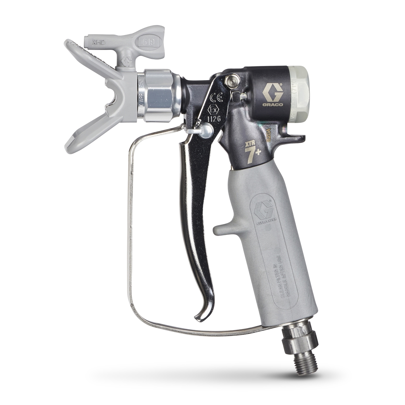 XTR7 Airless Spray Gun Insulated Handle 4 Finger Trigger XHD
