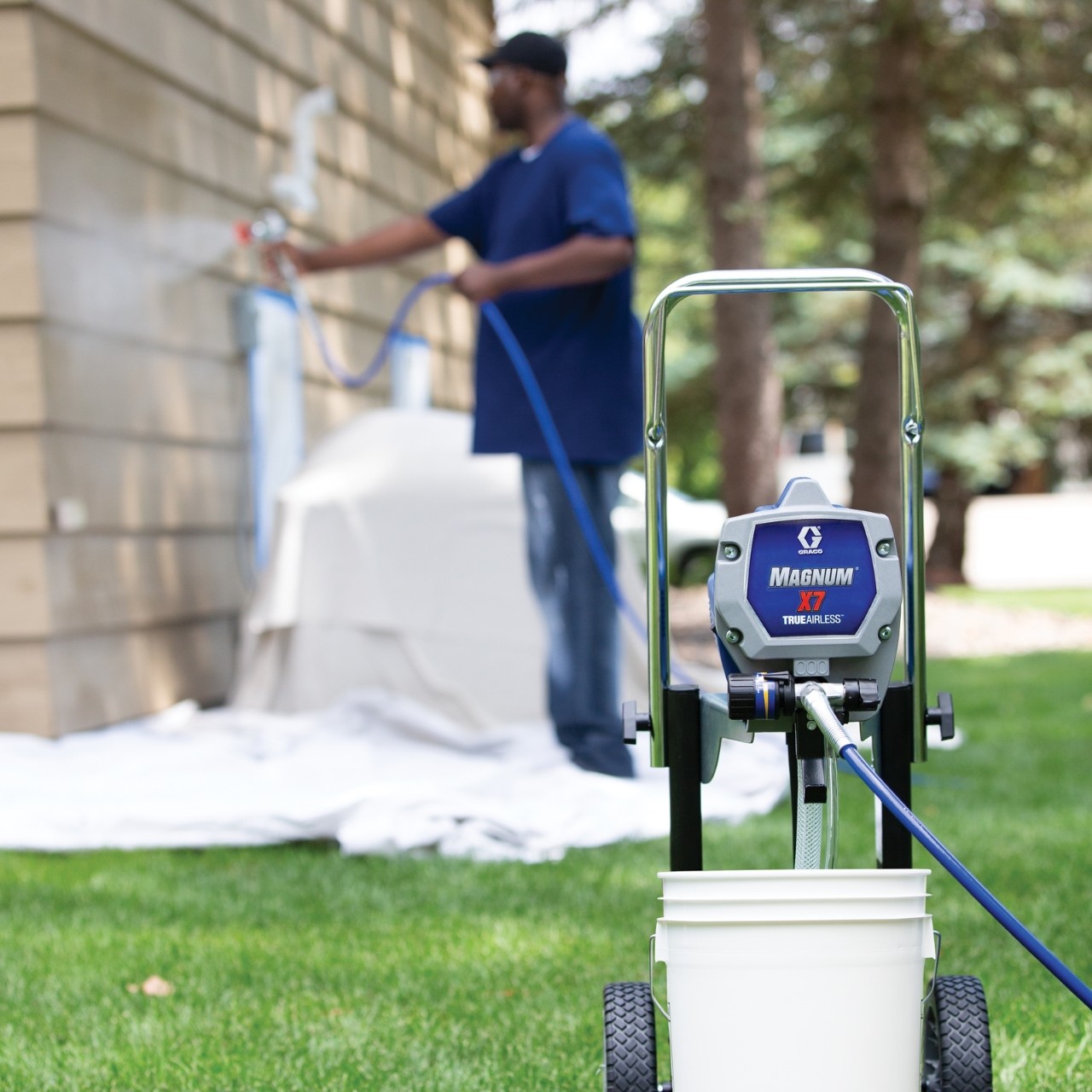 Graco Magnum X7 Electric Stationary Airless Paint Sprayer in the Airless  Paint Sprayers department at