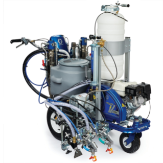 LineLazer V 200DC HP Reflective Series Petrol Hydraulic Airless Line Striper, 2 Auto Guns, 1 Tank