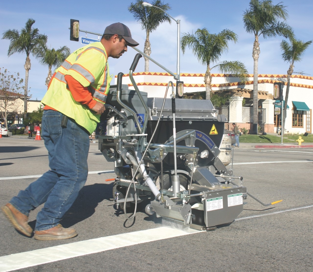 Máquina para pintar líneas viales ThermoLazer