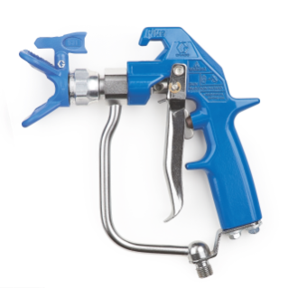 Heavy-Duty Blue Texture Airless Spray Gun, 4-Finger Trigger, RAC X