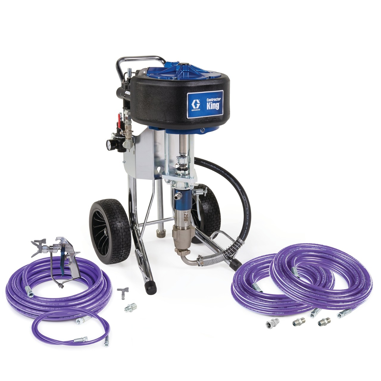 Contractor King 45 1 Air Powered Airless Sprayer Big 150 4 Finger