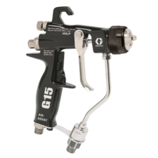 G15 Air-Assist Carbide Gun for low to medium viscosity materials