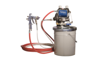 TRITON SPRAYER,SS,PAIL MNT,HVLP STAIN