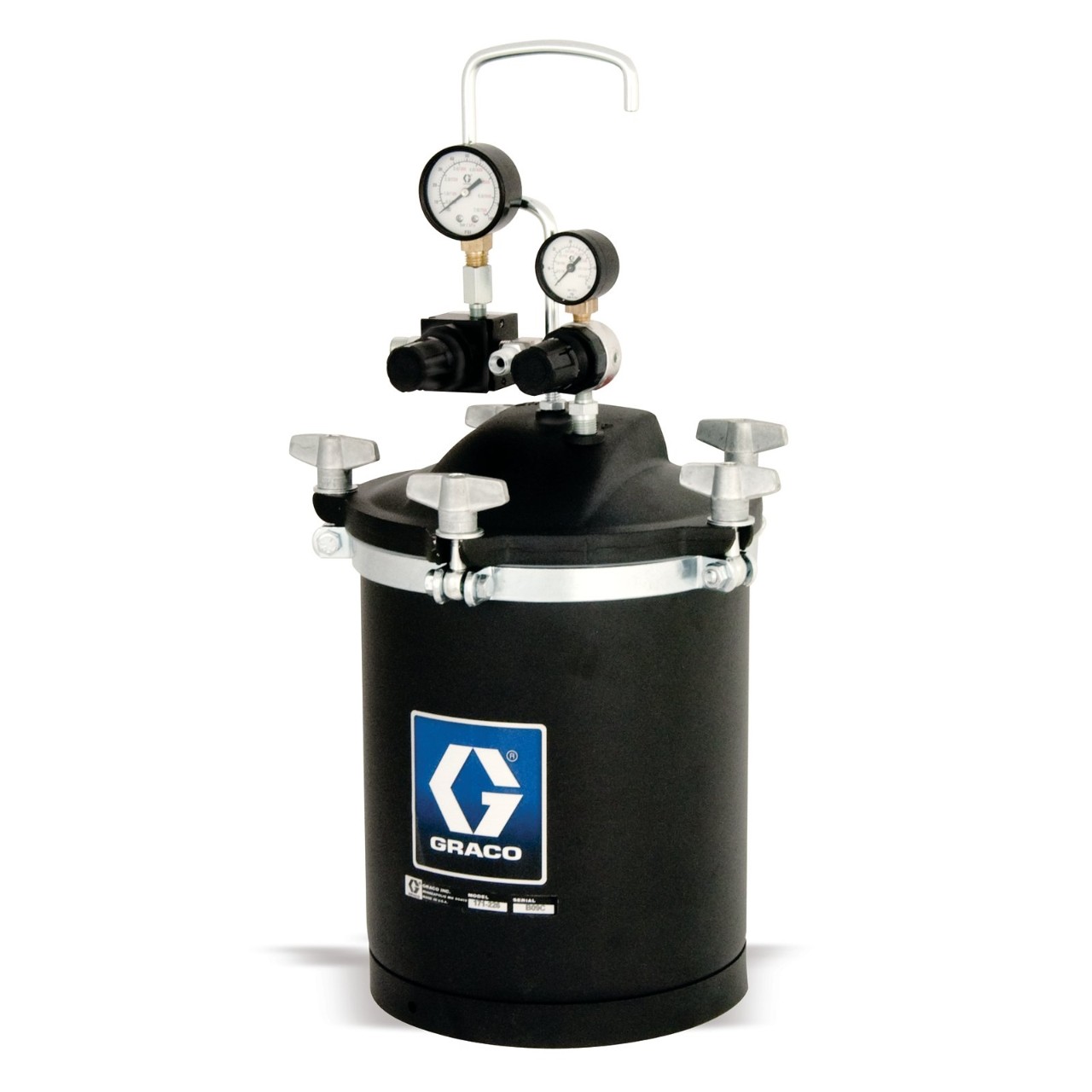 2.5 gallon pressure pot with aluminum construction