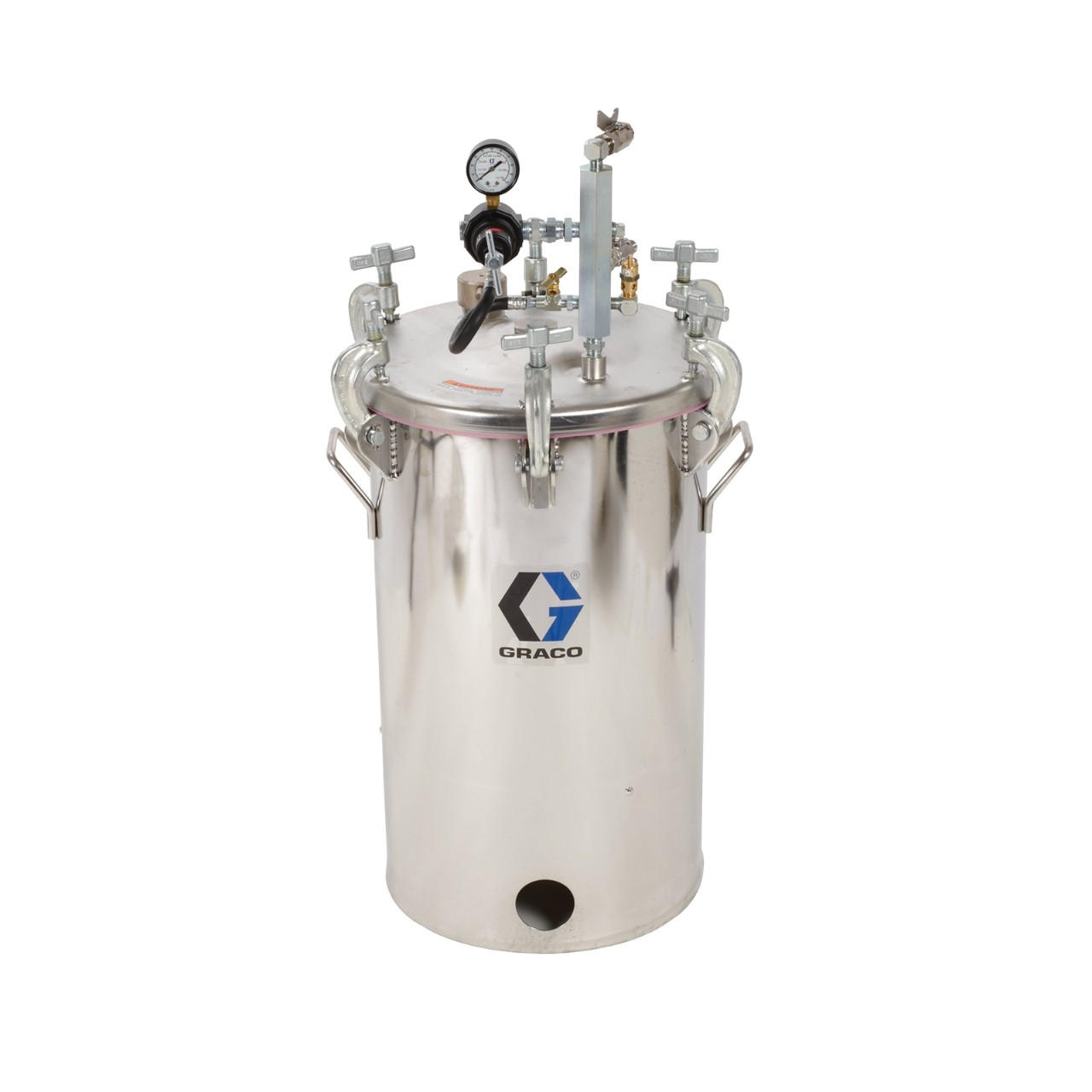 10-gallon pressure pot without agitator