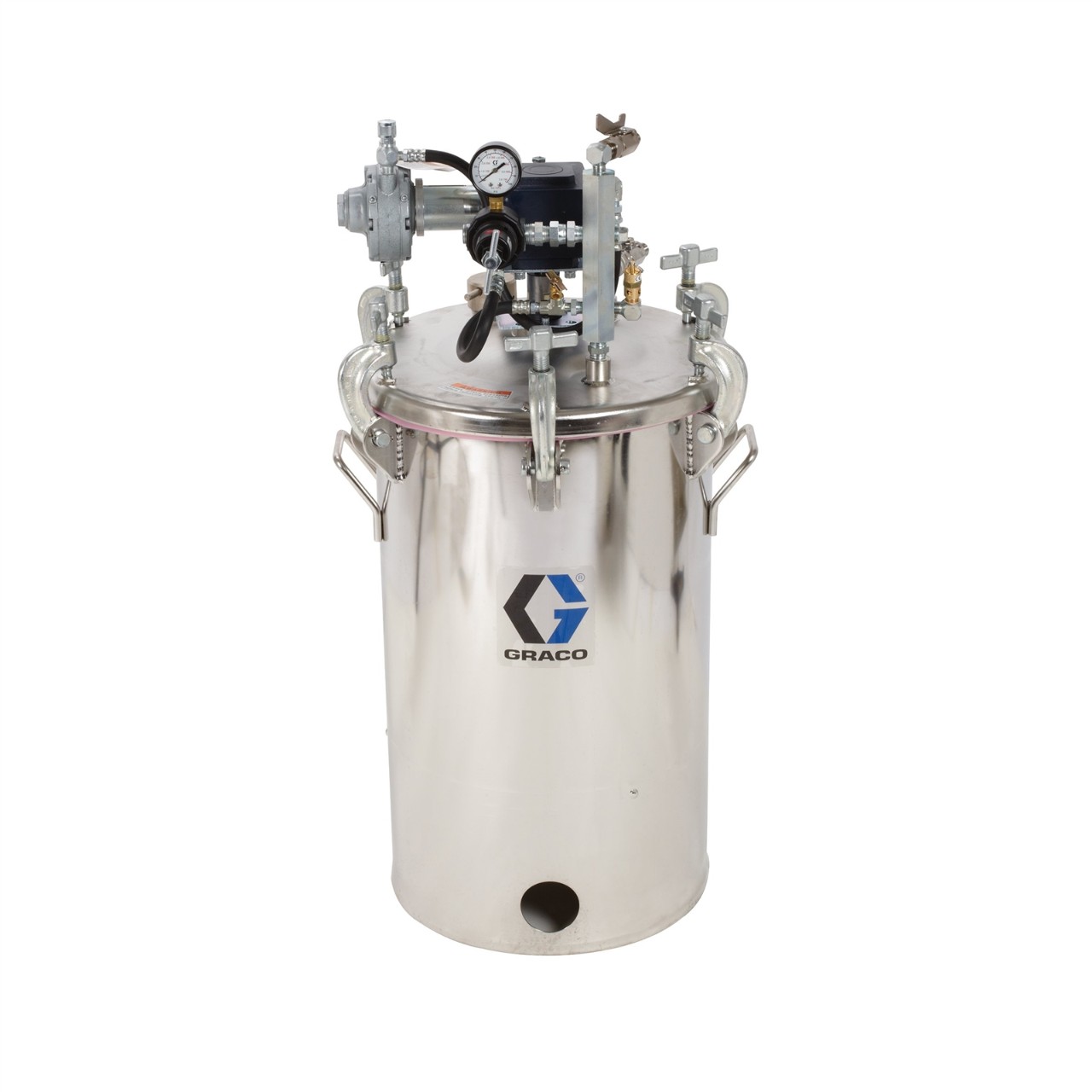 10-gallon pressure pot with agitator