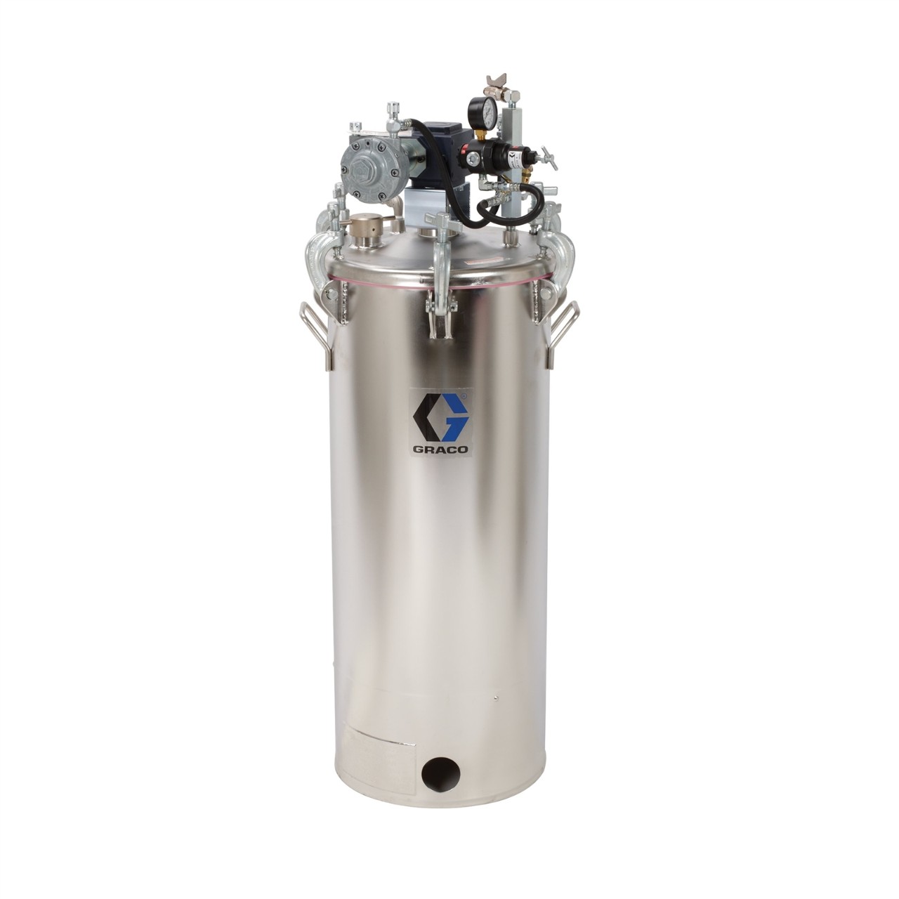 15-gallon pressure pot with agitator