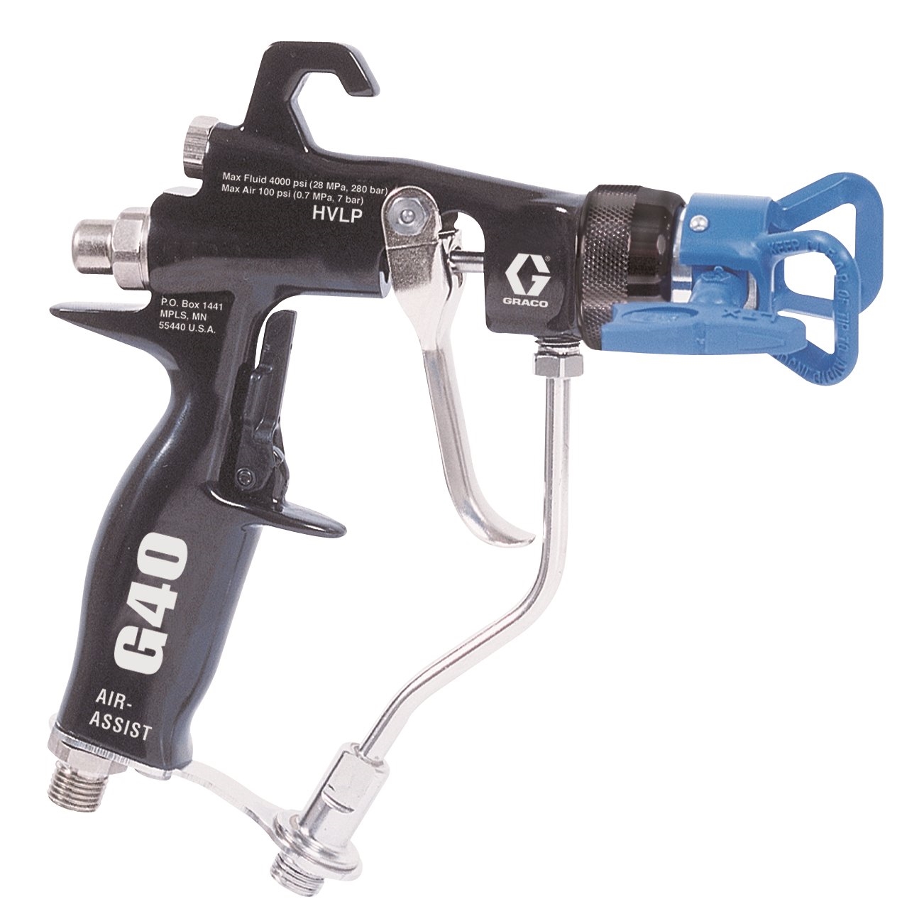 G40 air-assisted spray guns can be shipped quickly whenever wood finishers need them.