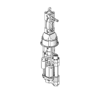 Viscount II 4-Ball Hydraulic Pump, CS, 3000cc Lower, NPT, Chromex Rod, Chrome Cylinder