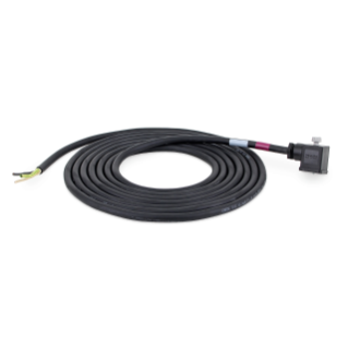CABLE, DIN-BARE LEADS POWER, 15'