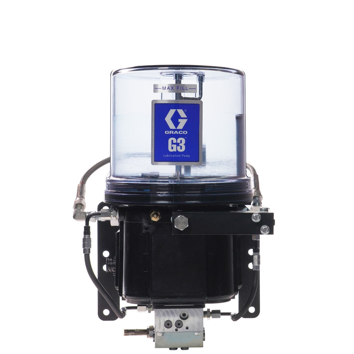 G3 Standard Grease Pump for Dual Line Lubrication Systems 24 VDC 4 Liter External Low Level CPC GLC X Controller 3 Pump Elements