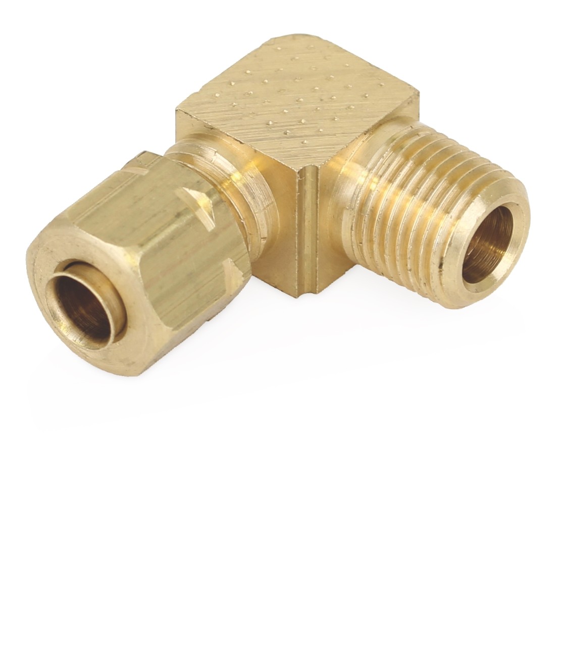 Fitting - Brass Male Tube Elbows 3/16 in. (4.8 mm) Tube x 1/8 in. (3.2 mm)  NPTF