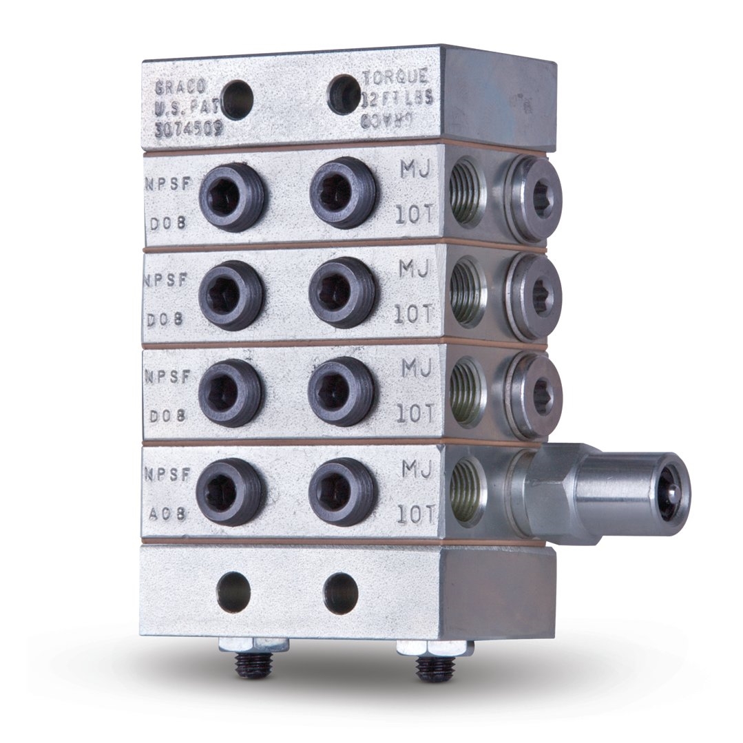 Trabon® MJ Divider Valve Standard Inlet
