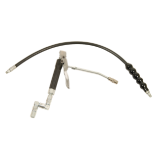 Válvula de dispensación de grasa Pro-Shot™ - Incluye manguera flexible de 30 pulgadas (76.2 cm), eslabón giratorio en Z y válvula de grasa