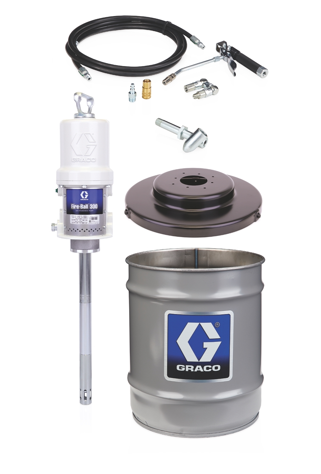 Fire-Ball® 300 Series 50:1 35 to 50 lb. (16 to 23 kg) Grease Pump 
