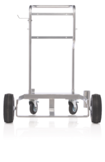 LD Series 50:1 Grease Pump Drum Cart with Pneumatic Wheels for 400 lb. Drums, Includes Chain for Securing Drum to Cart