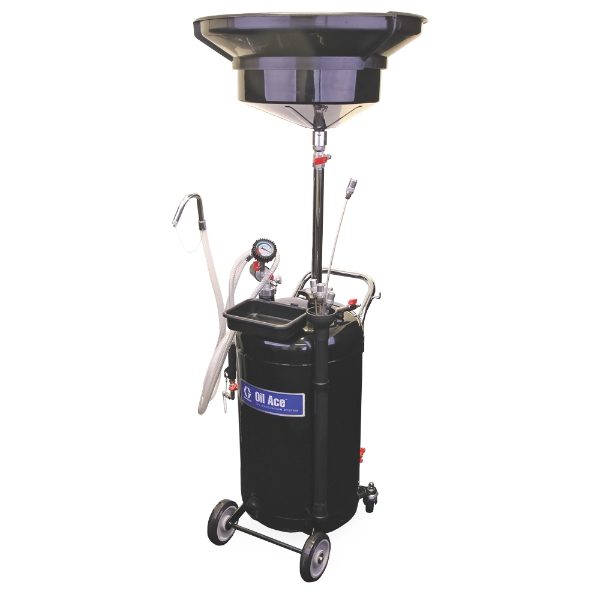 Oil Ace Pneumatic Oil Extractors Pressurized With Shop Air