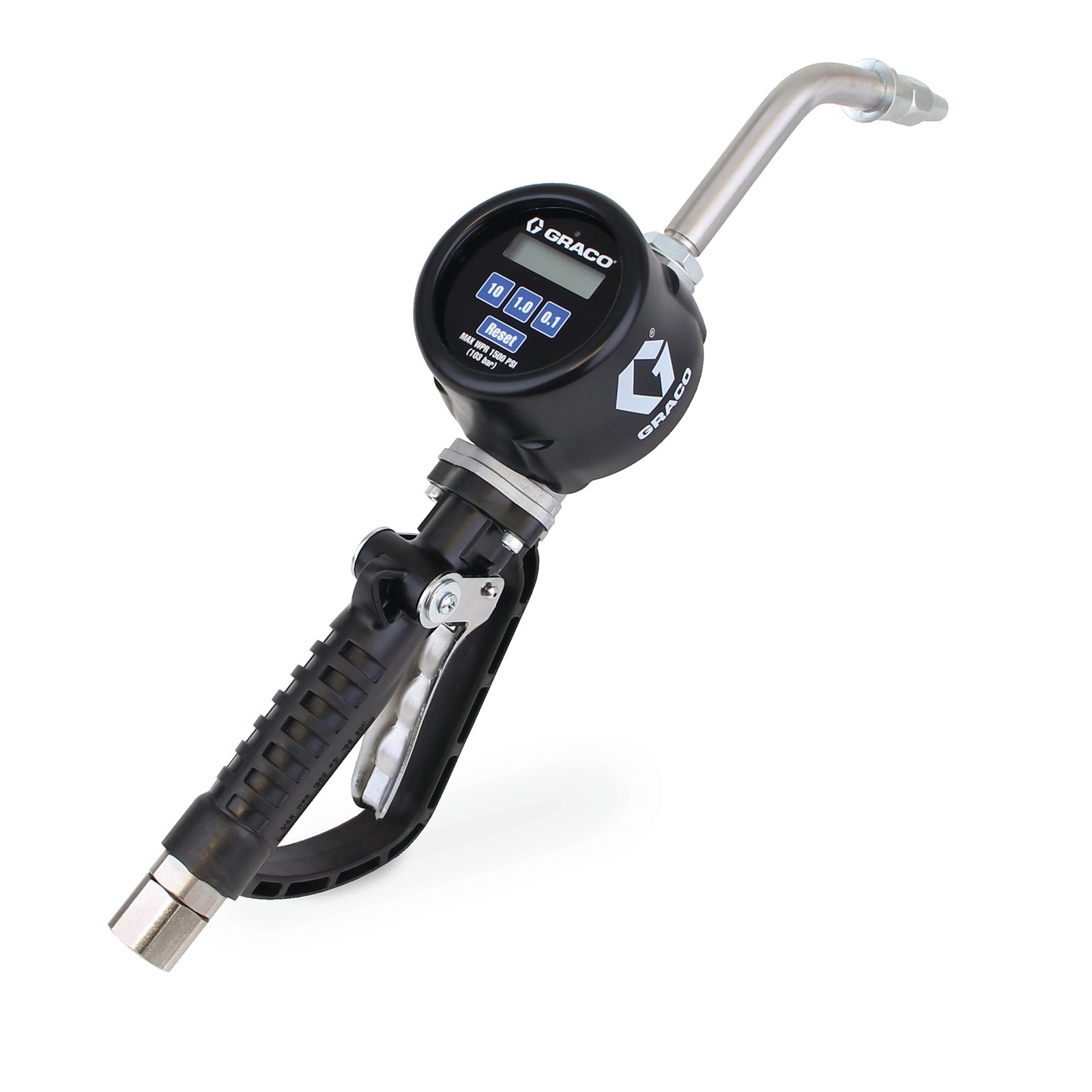 PM™ 8 Electronic Preset Oil Meter - Rigid Extension - 1/2 in