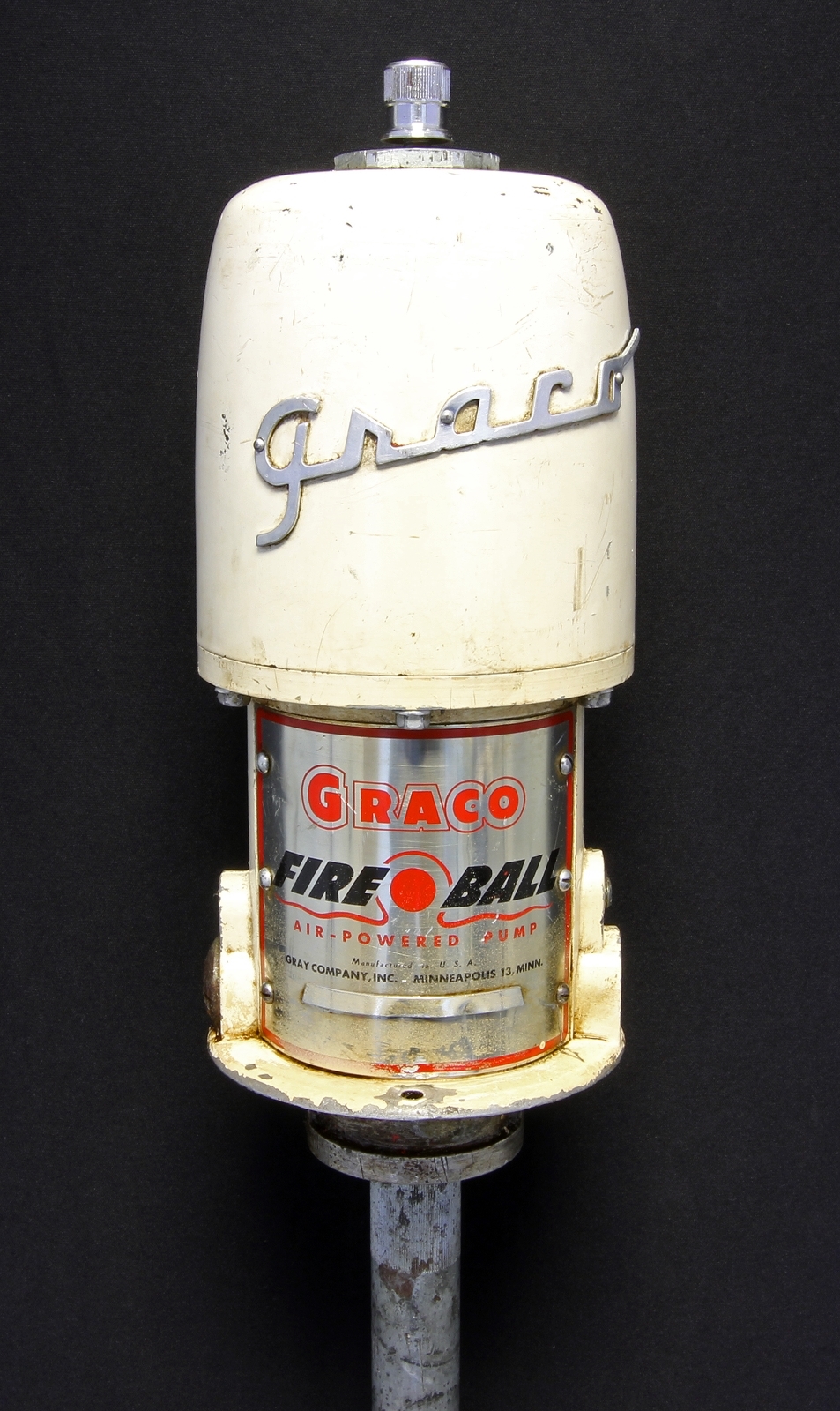 Vintage 1956 Graco Fire-Ball grease and oil lubrication pump