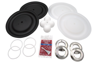 SaniForce 2150 FG Complete Fluid Repair Kit with SS Seat, PT Ball, PT Diaphragm, PT Seal