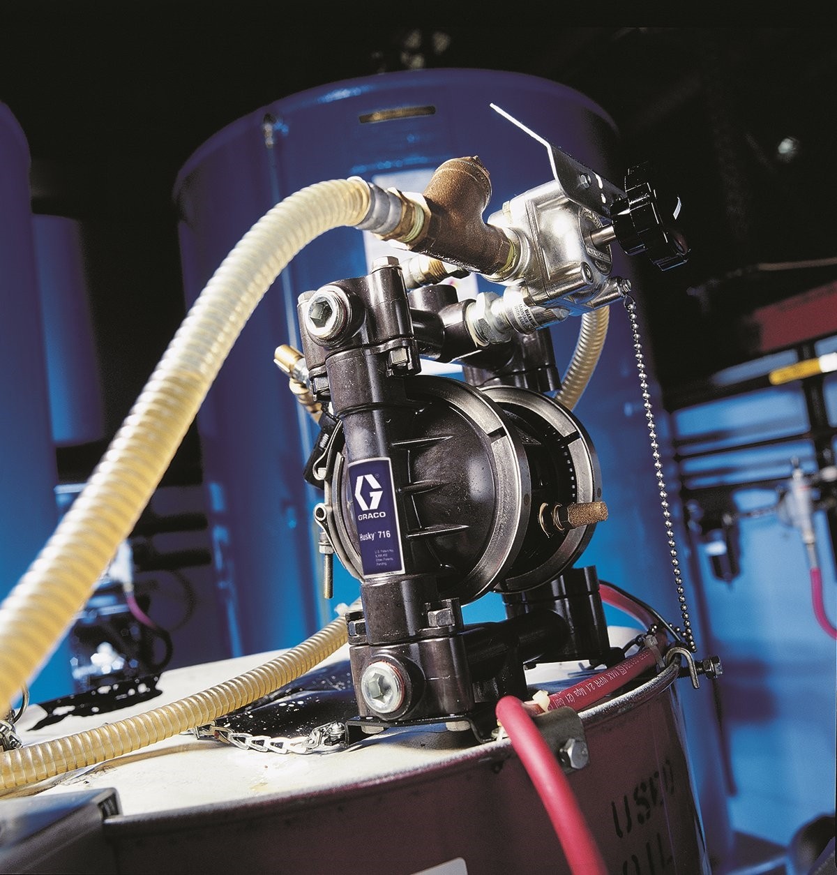 Double Diaphragm Pumps for Chemical Transfer