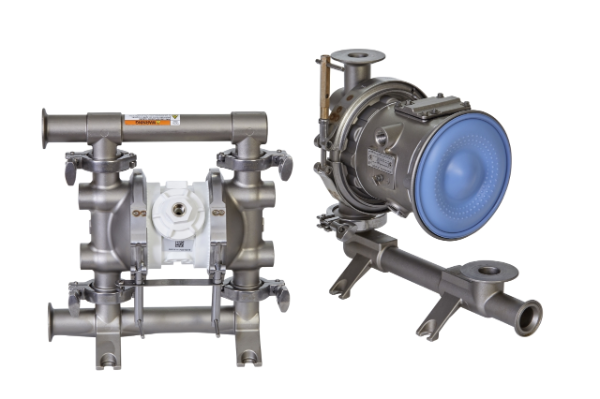 Sanitary stainless steel diaphragm pump