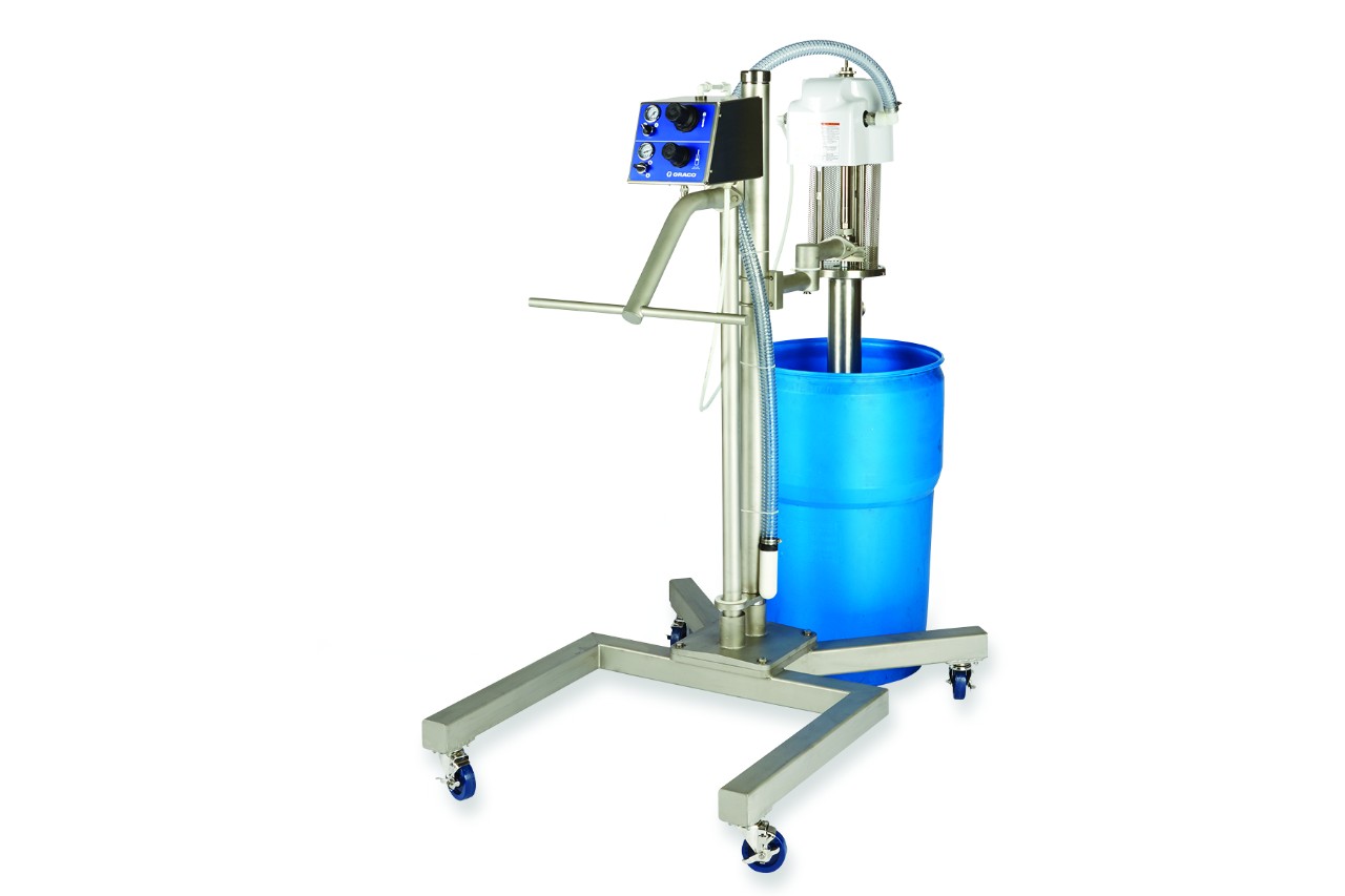 SaniForce Elevator, sanitary elevator, saniforce 5:1 Piston Pump