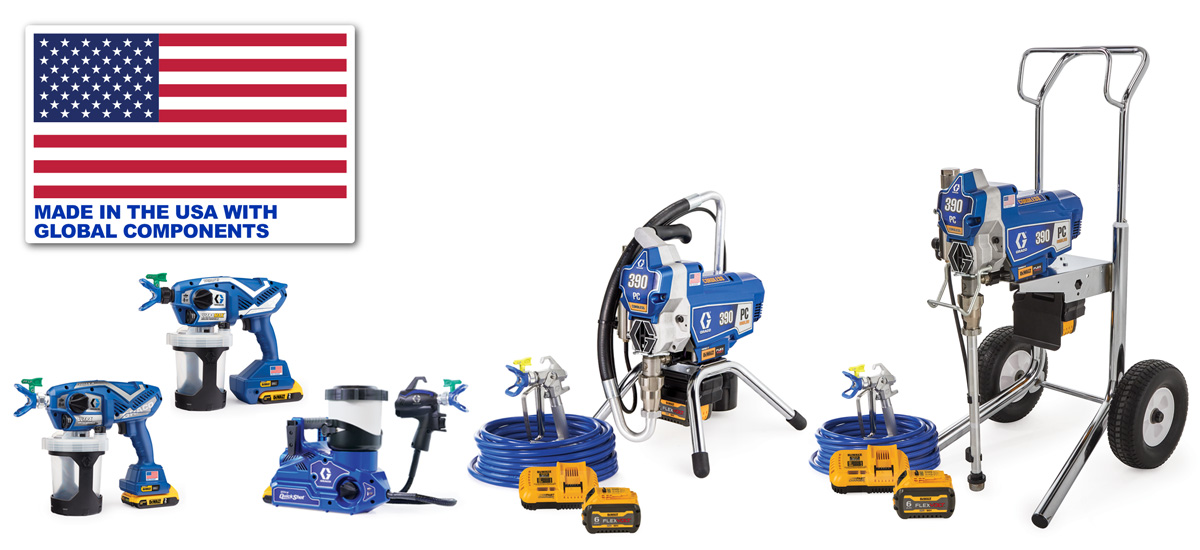 Graco's cordless sprayer lineup