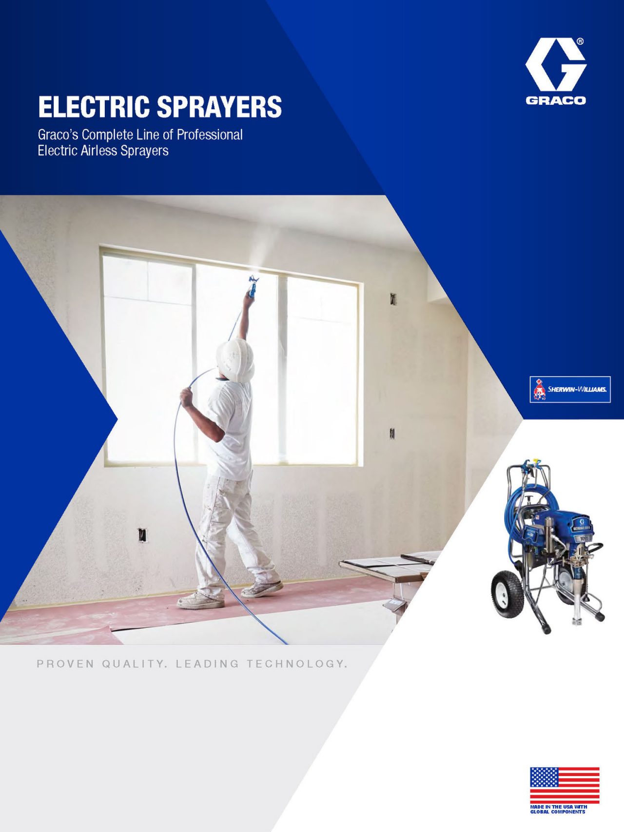 Graco Electric Airless Sprayers Brochure for Sherwin-Williams
